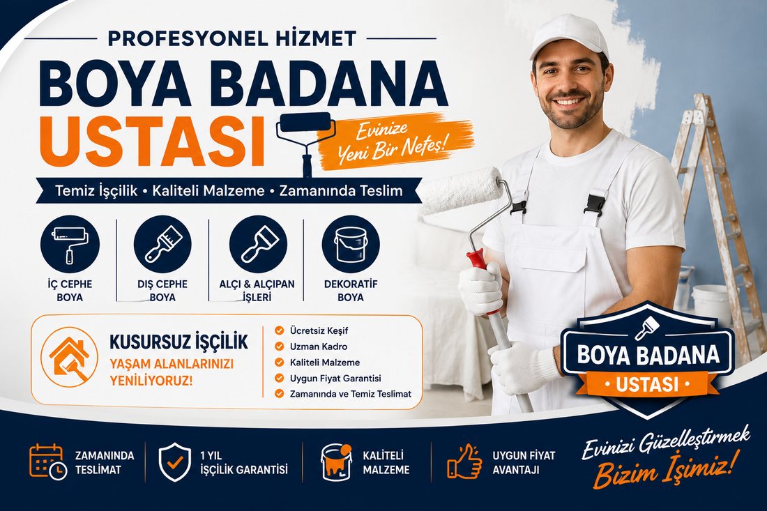 Ildır boya badana ustası – profesyonel boyacı
